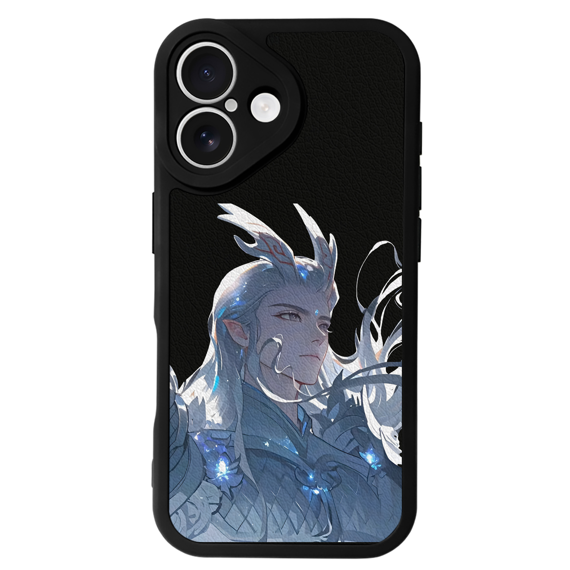 （画像用） Ne Zha 2 ナタ 魔童の大暴れ 【iPhone 16シリーズ対応】シリコンスマホケース（レザー調） 材質：シリコン